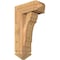 Ekena Millwork Olympic Arts and Crafts Smooth Bracket w/ Offset Brace, Western Red Cedar, 7 1/2"W x 18"D x 30"H BKT0806X18X30OLY03SWR - alternate 1